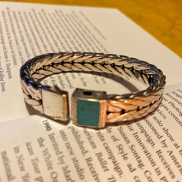 John Hardy Classic large Chain Men's turquoise Bracelet
New no tags - Picture 7 of 13